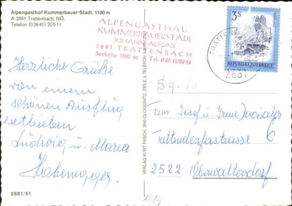 Trattenbach Alpengasthof Kummerbauer Stadl – Bild 2