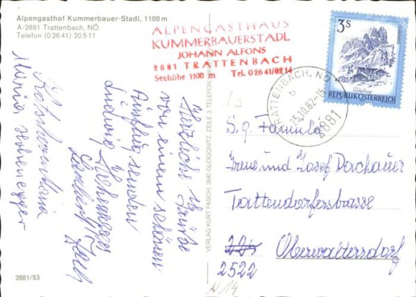 Trattenbach Alpengasthof Kummerbauer Stadl Edelweis – Bild 2