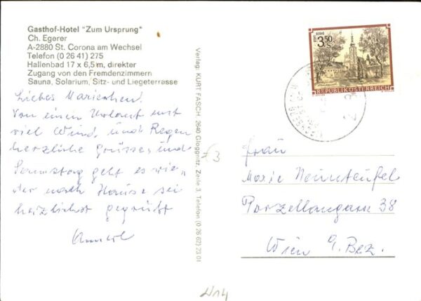 St Corona Wechsel Gasthof Pension Zum Ursprung Wallfahrts – Bild 2