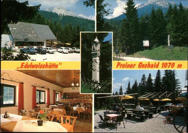Prein Rax Gasthaus Edelweisshütte Preiner Gschaid