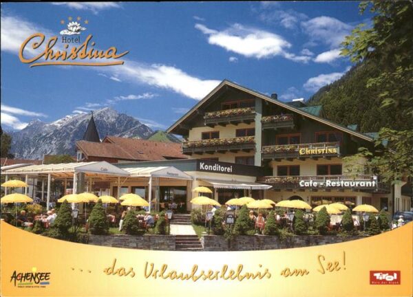 Pertisau Achensee Hotel Christina Gartenrestaurant
