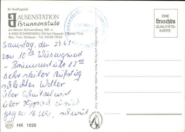 Schwendau Jausenstation Brunnenstube Gartenrestau – Bild 2