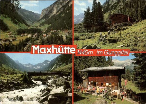 Ginzling Maxhütte im Gunggltal Blick zum Feldkop