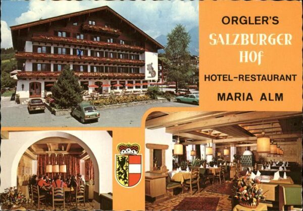 Maria Alm Steinernen Meer Hotel Restaurant Salzburger Hof Wappen