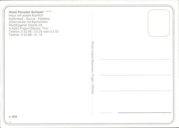 Fuegen Hotel Pension Schiestl Hallenbad – Bild 2