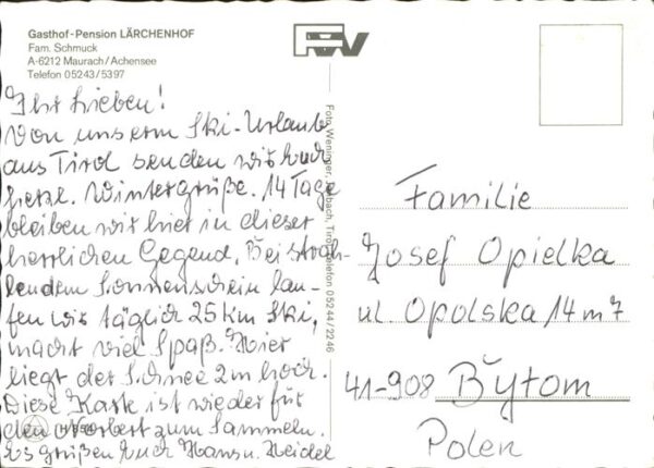 Maurach Tirol Gasthof Pension Lärchenhof Wappen – Bild 2