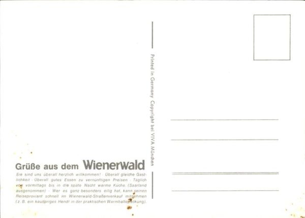 Innsbruck Gastronomiebetriebe Wienerwald New York – Bild 2