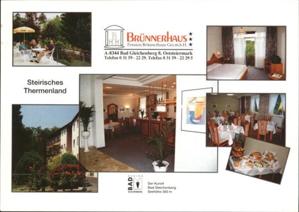 Bad Gleichenberg Pension Brünnerhaus Steirisches Thermen