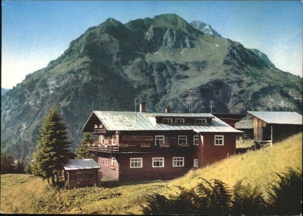 Mittelberg Kleinwalsertal Alpengaststätte Bühlalpe