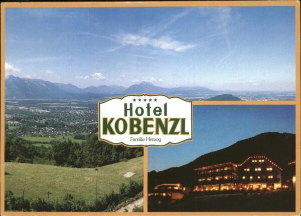 Gaisberg Hotel Kobenzl Panorama mit Alpenblick