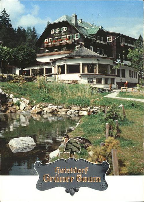 Bad Gastein Hoteldorf Grüner Baum Entenweiher