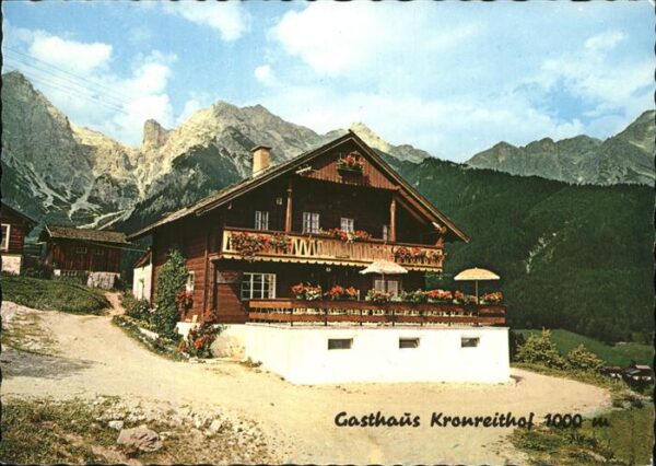 Maria Alm Steinernen Meer Gasthaus Kronreithof Alpenpanorama