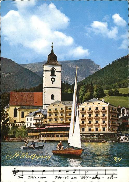 St Wolfgang Wolfgangsee Hotel Weisses Rössl Wolfgangsee Segelbo