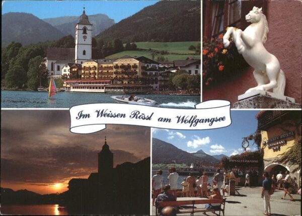 St Wolfgang Wolfgangsee Hotel Weisses Rössl Wolfgangsee Boot Ab