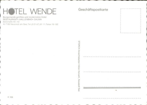 Neusiedl See Hotel Restaurant Wende Hallenbad Angler – Bild 2
