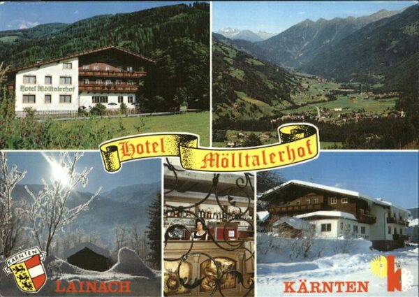 Lainach Kaernten Hotel Mölltalerhof Panorama Wappen