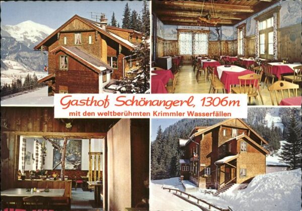 Krimml Gasthof Schönangerl an den Wasserfällen