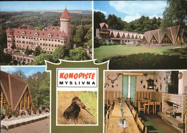 Konopiste Tschechien Myslivna Hunting Lodge Jägerhaus Hund S