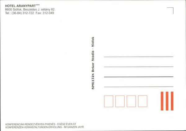 Siofok Hotel Aranypart Strand Park – Bild 2