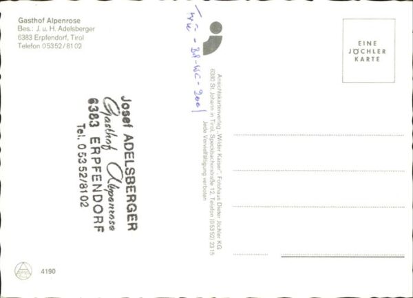 Erpfendorf Gasthof Alpenrose – Bild 2