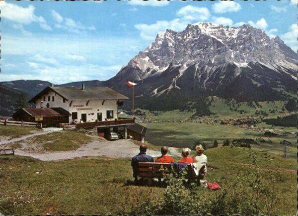 Lermoos Tirol Restaurant Gschwandtkreuz Panorama mit
