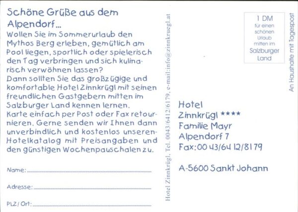St Johann Pongau Salzburg Hotel Zinnkrügl – Bild 2