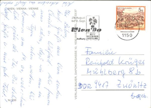 Grinzing Wien Dorfstrasse Kirche Gasthaus – Bild 2