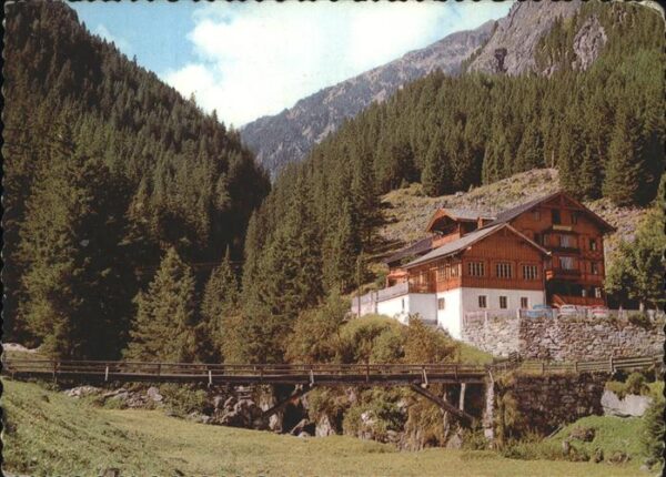 Ginzling Gasthof Pension Breitlahner Brücke Zill