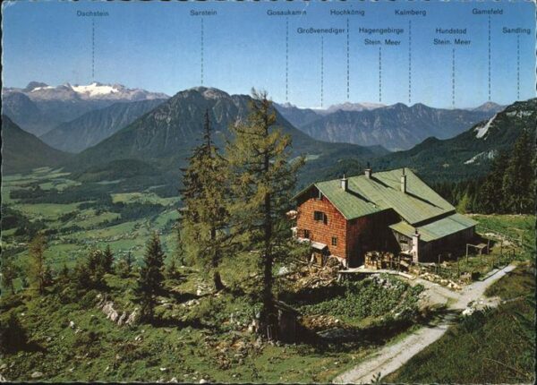 Altaussee Loserhütte des ÖAV Alpenpanorama Dachst