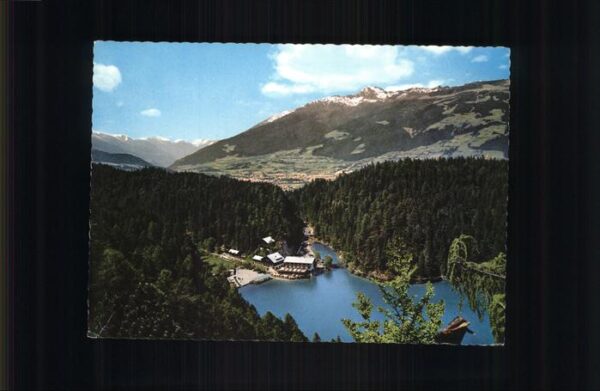 Tristach Tristachersee mit Seehotel gegen Lienz