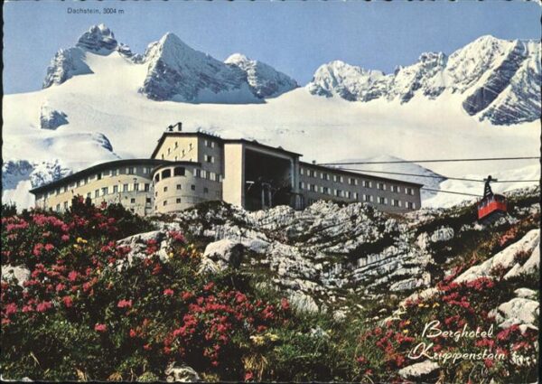 Obertraun Berghaus Krippenstein mit König Dachste