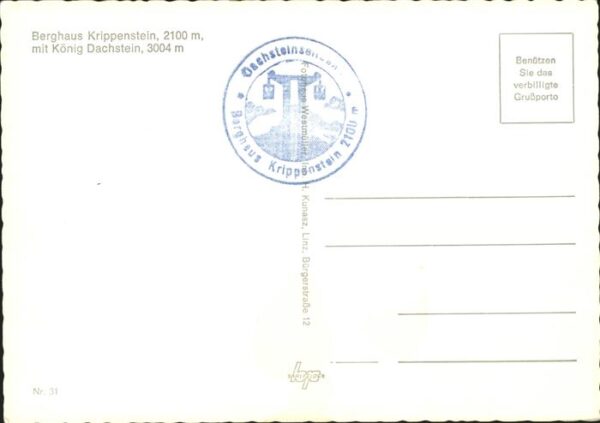 Obertraun Berghaus Krippenstein mit König Dachste – Bild 2