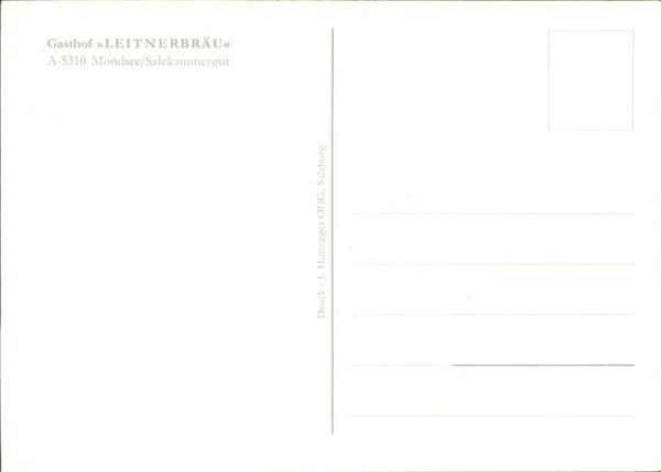 Mondsee Salzkammergut Gasthof Leitnerbräu Fliegeraufnahme Alp – Bild 2