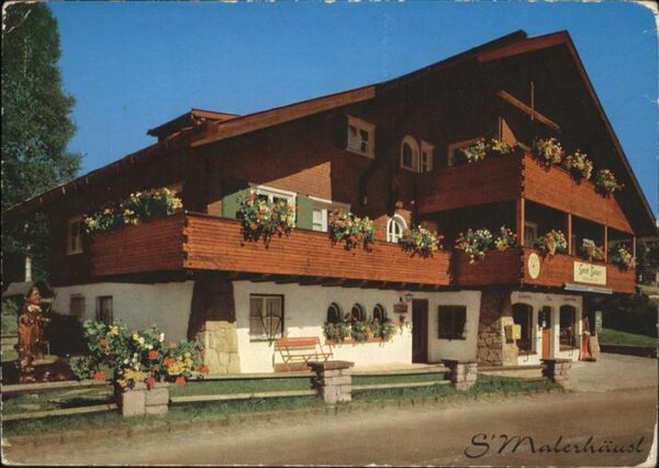 Hirschegg Kleinwalsertal Vorarlberg s_Malerhäusl Sportgeschäft