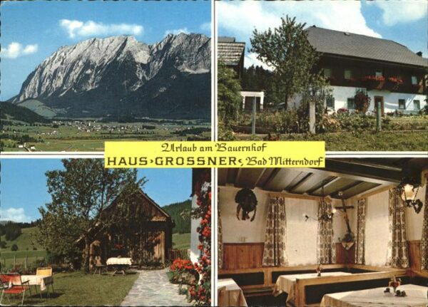 Bad Mitterndorf Haus Grossner Urlaub auf dem Bauernhof