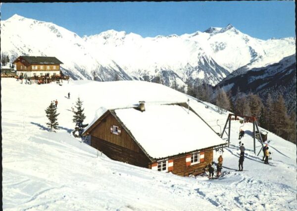 Mallnitz Kaernten Wintersportplatz Sessellift Skihütte Hä