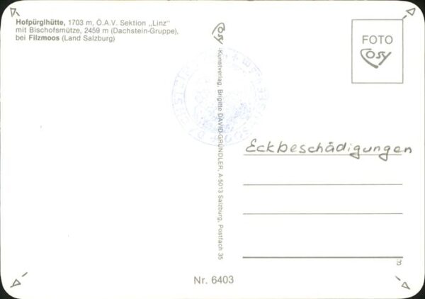 Filzmoos Hofpürglhütte mit Bischofsmütze Dachste – Bild 2