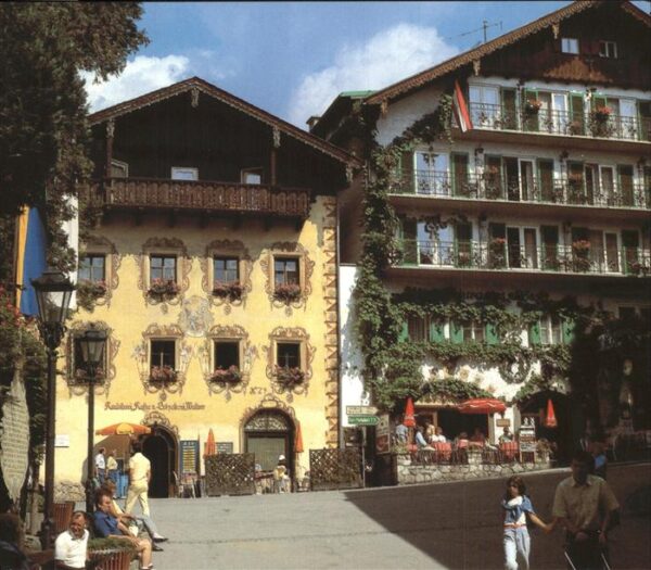 St Wolfgang Wolfgangsee Marktplatz mit Lebzeiterhaus Wallner Ga