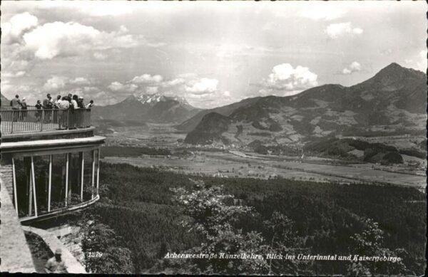 Achensee Achenseestrasse Kanzelkehre mit Blick i