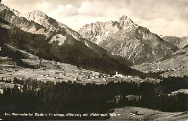 Kleinwalsertal Mit den Orten RiezlernHirschegg u.Mitte