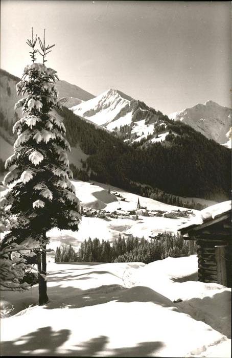 Riezlern Kleinwalsertal Vorarlberg Im Winter