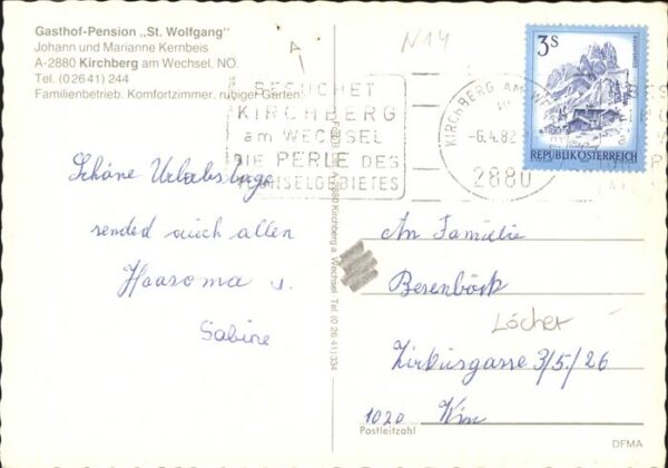 Kirchberg am Wechsel Gasthof-Pension St.Wolfgang – Bild 2