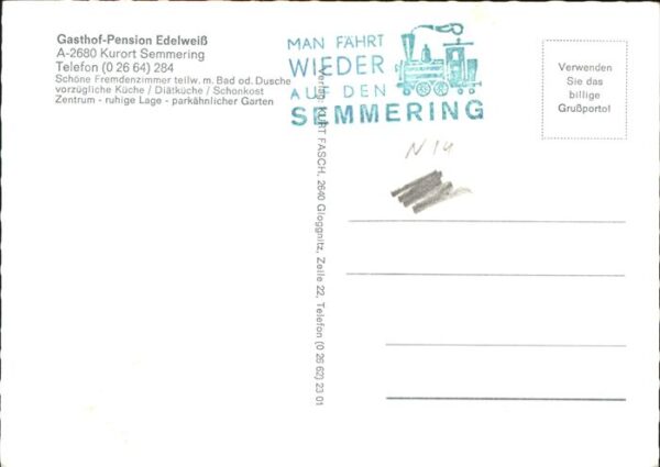 Semmering Niederoesterreich Gasthof-Pension Edelweiß – Bild 2