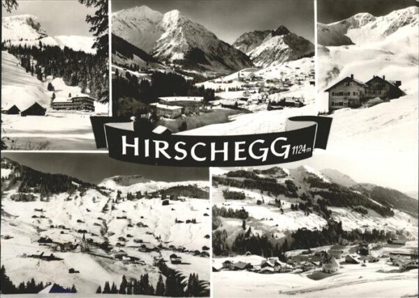Hirschegg Kleinwalsertal Vorarlberg Im Winter