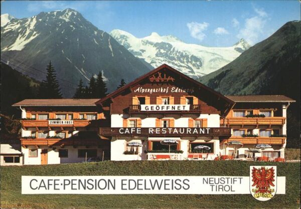 Neustift Stubaital Tirol Cafe-Pension-Edelweiss