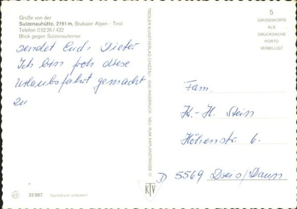 Stubaier Alpen Sulzenauhütte – Bild 2