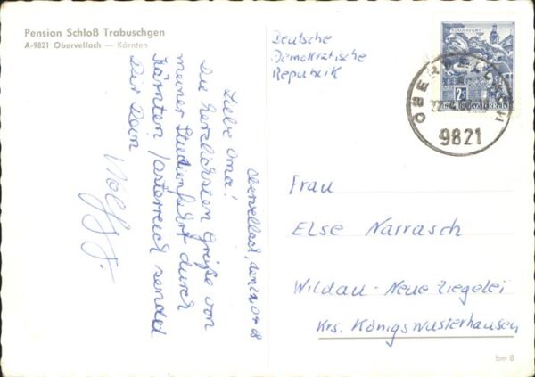 Obervellach Kaernten Pension Schloß Trabuschgen – Bild 2