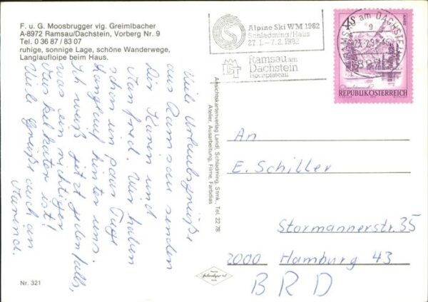 Ramsau Dachstein Steiermark Pension Moosbrugger – Bild 2