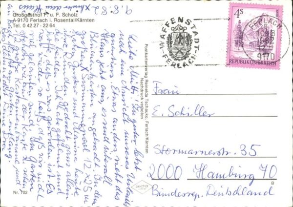 Ferlach Kaernten Großgasthof F.u.F.Scholz – Bild 2