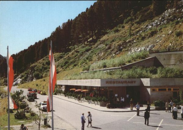Zillertal Tirol Bergrestaurant am Schlegels-Stausee